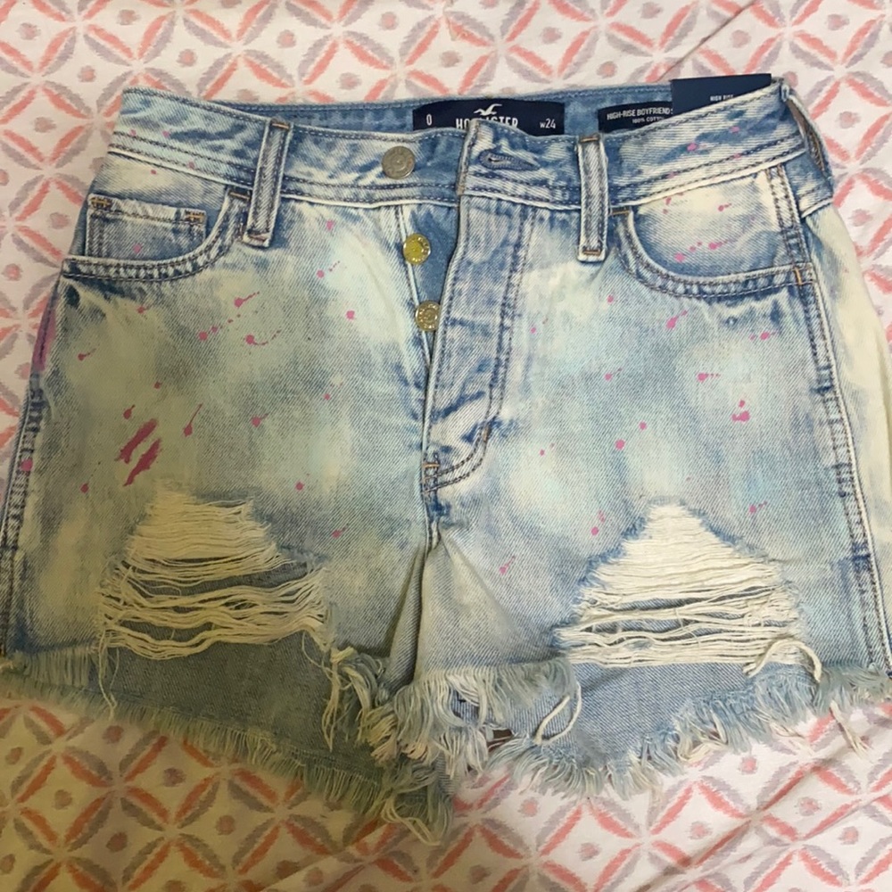 High rise boyfriend short